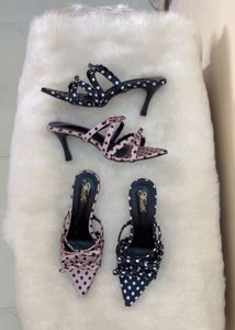 Stylish Polka Dot Heels