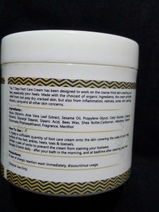 Foot Cream - Soothes Cracks And Moisturizes