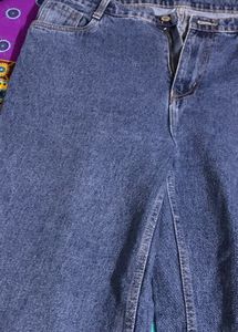 Classic Blue Straight LegDenim Jeans
