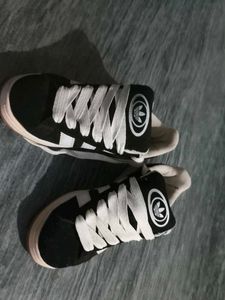 Adidas Campus Black White Sneakers (First copy)