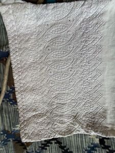 Embroidered Cotton Palazzo Pants