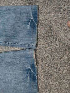 Light Wash Flare/bootcut Jeans