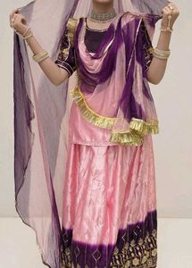 👑 Royal Rajputi Poshak(Pink & Purple)