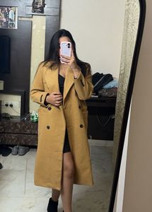 Elegant Tan Trench Coat