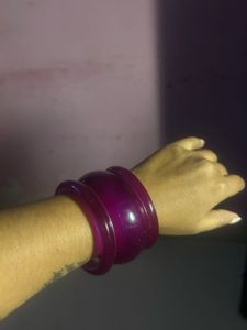 Vibrant Purple Bangle Bracelet