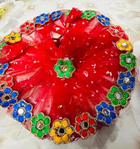 Laddu Gopal Fancy Dress Fabric Net