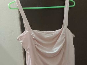 Light Pink Ruched Camisole Top