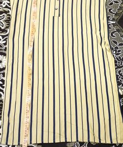 Kurti 1 piece linean cream latest fancy/western/Un