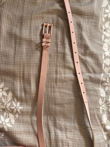 coquette baby pink belt with bows
