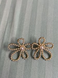 Pearl Flower Earrings