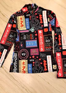 OFFER FOR LIMITED TIME ! Trendy Graphic Print Shei