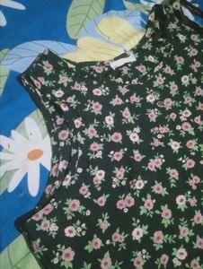 Floral Print Sleeveless Mini Dress