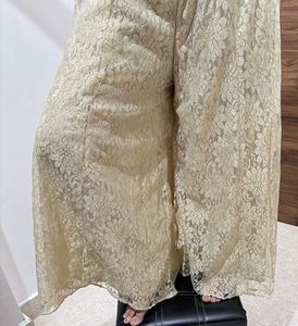 Elegant Gold Lace plazo