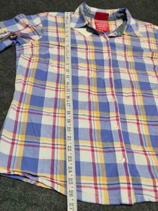 Dickies Women's Plaid Checkered Utility Shirt