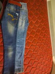 Two pairs of jeans