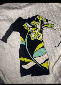 floral bodycon dress