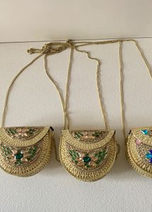 Beautiful Golden Handbag