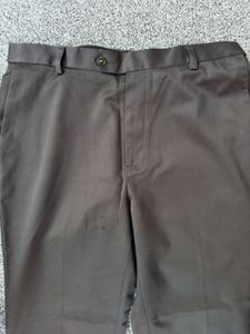 Men's Brown Classic Fit Dress Pants