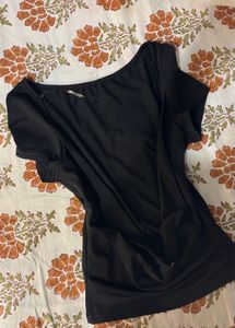 Basic Black Backless Top