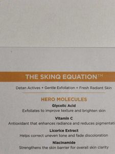 SKINQ Detan + Glow Active Facial Kit