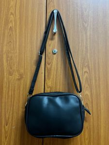 Stylish Black Crossbody Bag