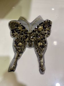 Embellished Lace Collar Applique