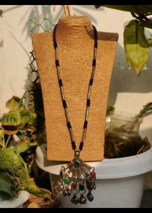 Real afghan Vintage Tribal long Necklace