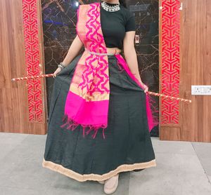 Lehnga Blouse Black