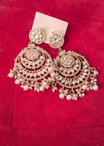 Elegant Kundan Jewelry Set jumka mangtikka se