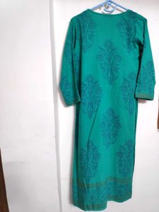 💙Beautiful💙Libas Sea Green Printed Kurta