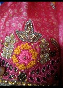 designer pink kurta set with dupatta