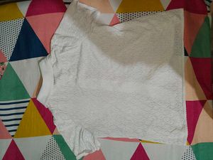white medium size  summer shirt