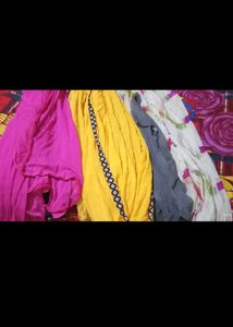 Colorful Dupatta Collection Set Of 3