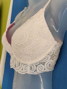 victoria's secret Elegant White Lace Bralette