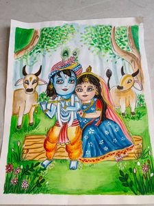Radha Krishna Painting