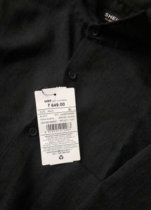 SHEIN Men's Dark Grey Shirt