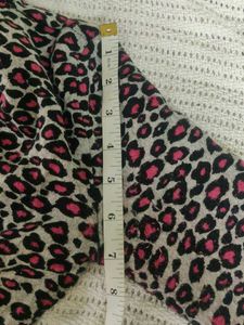 Animal Print Zip-Up Jacket