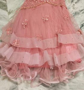 Pink Embellished Lehenga Choli Set