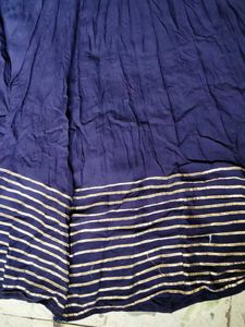 Blue long cotton Kurti