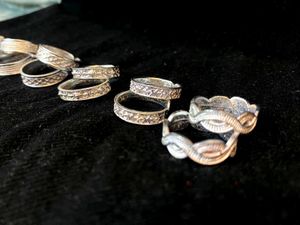 Set of 6 Toe Rings