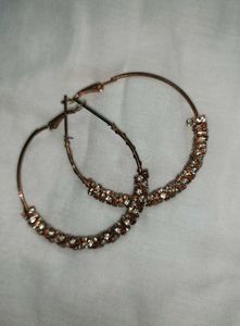 Sparkling Hoop Earrings