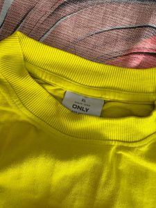 ONLY BRAND - Bright Yellow Long Sleeve Top