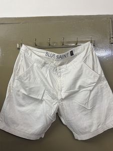 Blue Saint Men's White Shorts