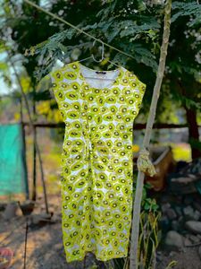 Kiwi Print Dress