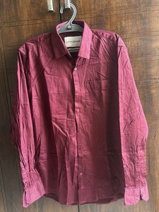 Calvin Klein Jeans Burgundy Shirt