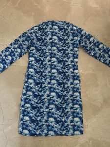 Stylish Blue Tie-Dye Kurta