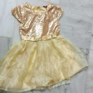 Sparkly Gold Sequin Dress