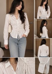 White Smocked Blouse