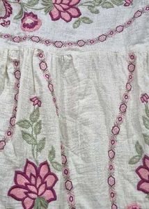 Embroidered Cotton Top