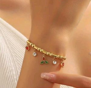 Anti tarnish, Charming Gold Charm Bracelet!